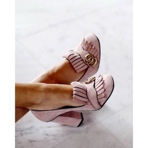 GUCCI | Suede Loafer Pumps